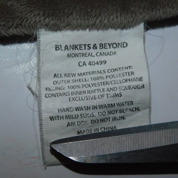 Blankets & Beyond Brown Monkey Security Activity Rattle  Blanket Baby Lovey - Picture 4 of 6